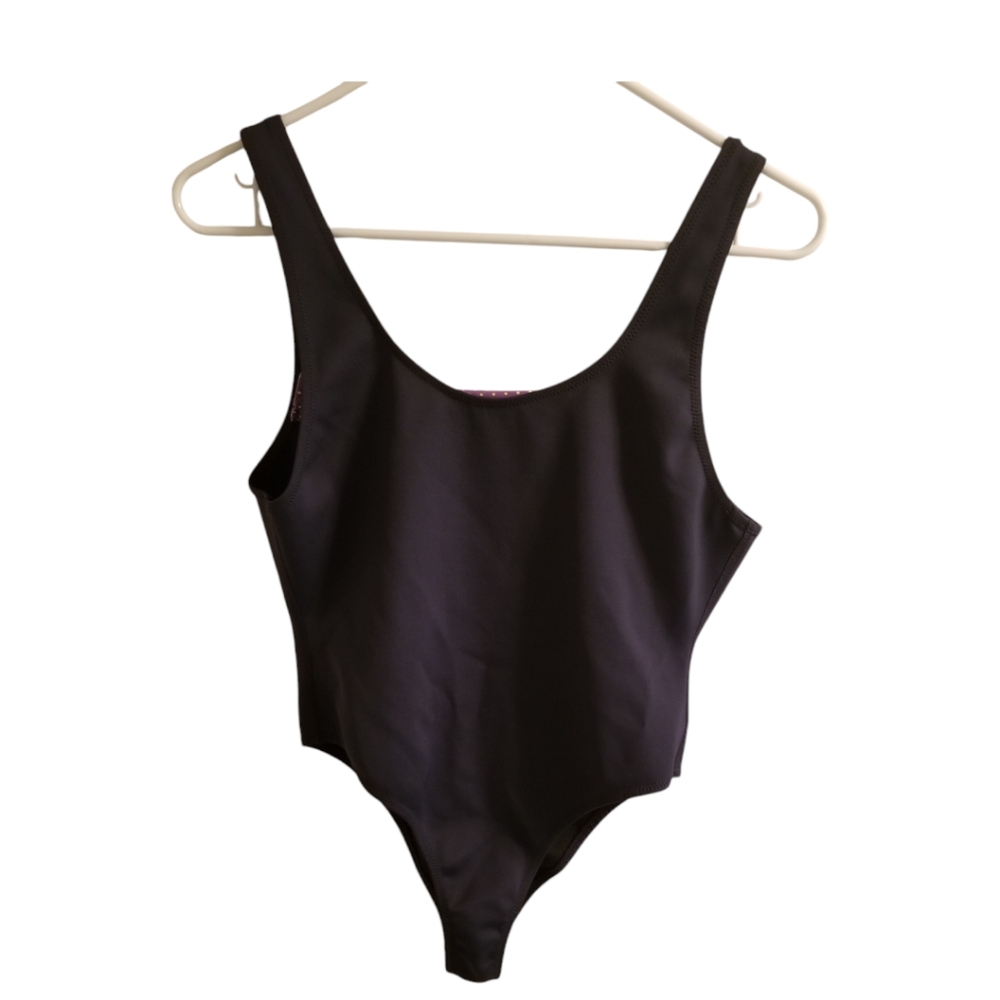 Kendall & Kylie Women's M Navy Blue One Piece Swimsuit